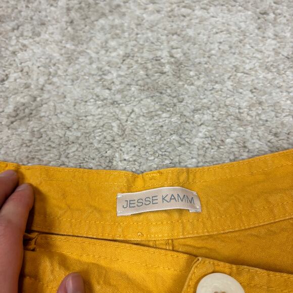 NWT Jesse Kamm Sailor Wide Leg Cotton Canvas Pants Women's 16 Boho Indie Twee - Picture 4 of 11